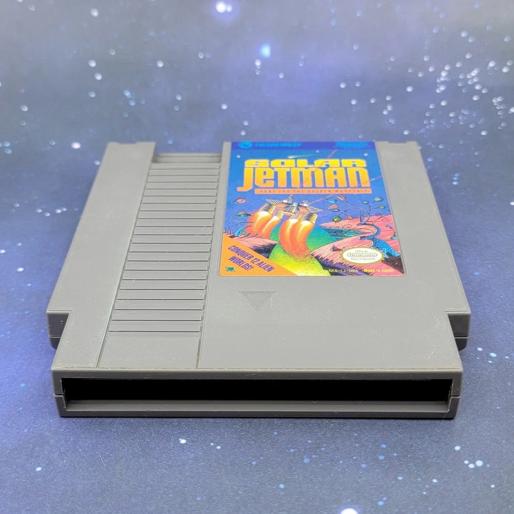 Solar Jetman Hunt for the Golden Warship Nintendo NES Game Cartridge Tradewest